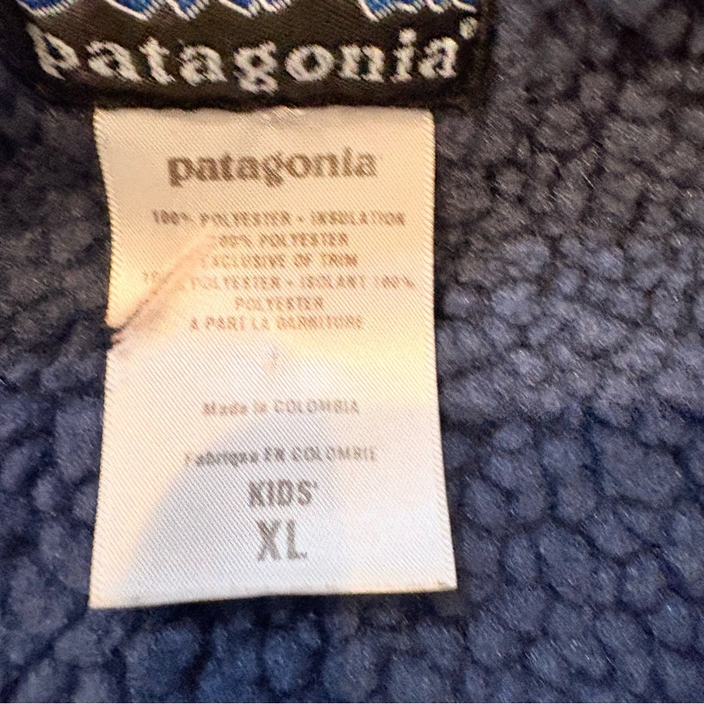 Patagonia  youth boys waterproof Sherpa lined jacket size XL - Picture 7 of 10